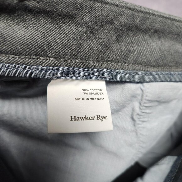 Hawker Rye Shorts Mens 38 Heather Stretch Casual Chino Pockets 11 Inseam Classic - Picture 4 of 13